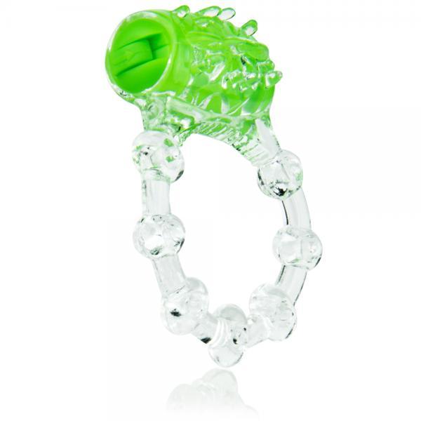 Color Pop Quickie Screaming O Green Vibrating Ring