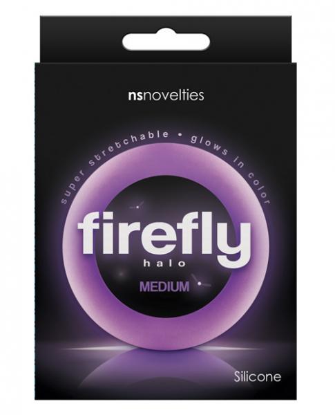 Firefly Halo Medium Cock Ring Purple