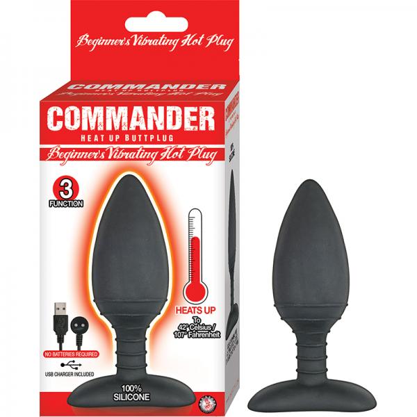 Commander Beginner Vibrating Hot Plug Heating Up To 107 Degrees Magnetic Charging 3 Function Waterpr