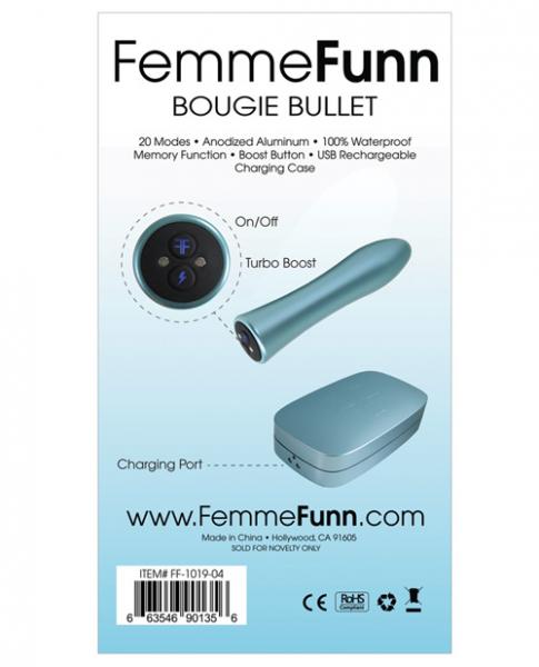 Femmefunn Bougie Bullet Vibrator Light Blue