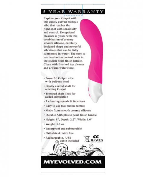 Buxom G G-Spot Vibrator Pink